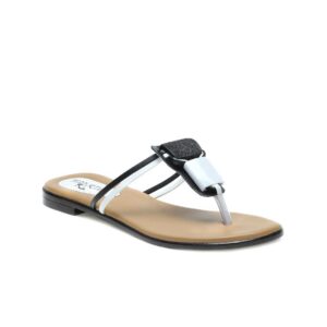 Portia Women Black & White Flats
