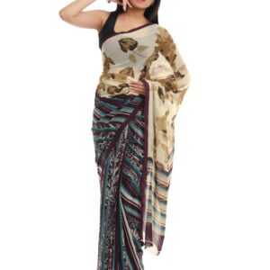 Prafful Multi Coloured Sari