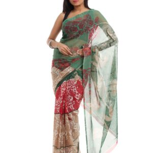 Prafful Multi Coloured Sari