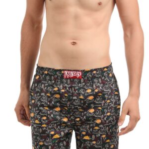 Probase Black Printed Boxers