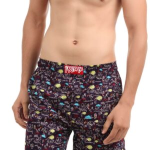 Probase Purple Printed Boxers