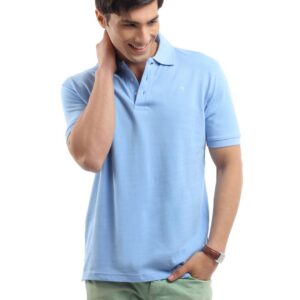 Proline Men Blue Polo T-Shirt