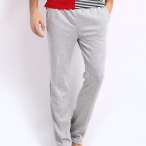 Proline Men Grey Melange Track Pants