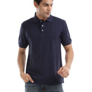 Proline Men Navy Blue Polo T-Shirt