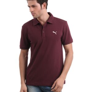 Puma Men Burgundy T-shirt
