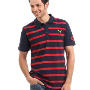 Puma Men Navy Blue T-shirt