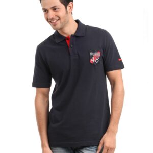 Puma Men Navy Blue T-shirt