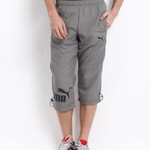 Puma Men Steel Grey 3/4 Length Pants