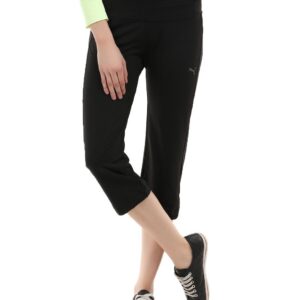 Puma Women Black Essential Skinny Capris