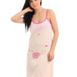 Red Rose Women Pink Nightdress