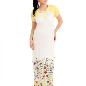 Red Rose Women Yellow Maxi Nightdress