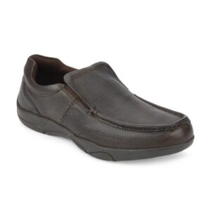 Red Tape Men Coffee Brown Leather Loafers
