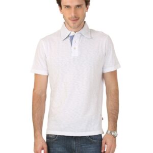 Reebok Men Star White Polo T-shirt