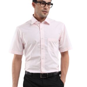 Reid & Taylor Men Pink Striped Shirt