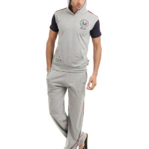 SDL by Sweet Dreams Men Grey Pyjama Set