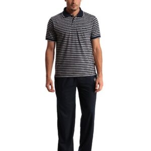 SDL by Sweet Dreams Men Navy Blue Pyjama Set
