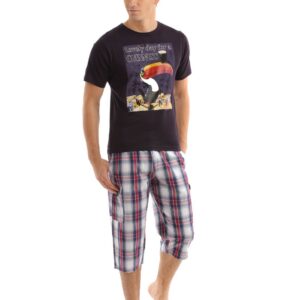 SDL by Sweet Dreams Men Purple Pyjama Set