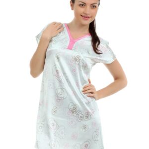 SDL by Sweet Dreams Women Pista Green Nightdress