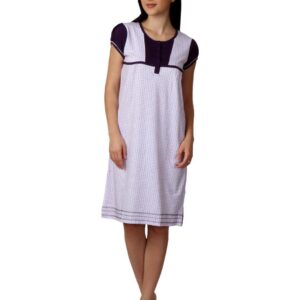 SDL by Sweet Dreams Women Purple Nightdress