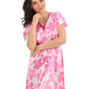SDL by Sweet Dreams Women Pink Nightdress