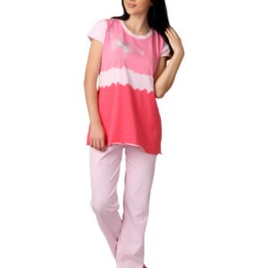 SDL by Sweet Dreams Women Pink Night Suit S11-3194