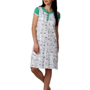 SDL by Sweet Dreams Women White Nightdress