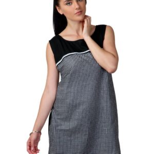 Shree Women Black and White Printed Kurta