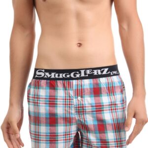 Smugglerz Men Multicolour Check Boxers