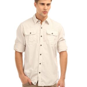 Timberland Men Olive Vintage Rugged Shirt