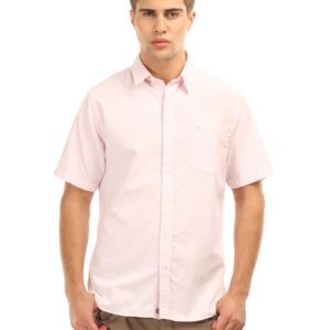 Timberland Men Pink Shirt