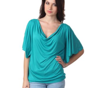 Tokyo Talkies Women Blue Top