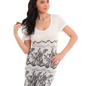 Tokyo Talkies Women White T-shirt