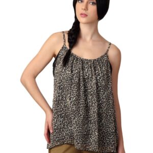 Tonga Women Printed Black Top