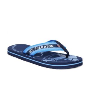 U.S. Polo Assn. Men Navy Blue Flip Flops