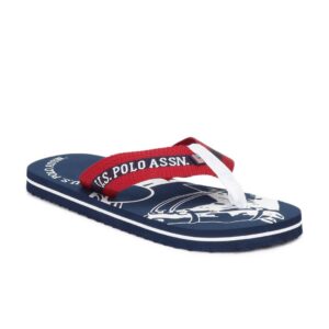 U.S. Polo Assn. Men Navy Blue Flip Flops