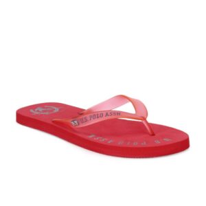 U.S. Polo Assn. Men Red Flip Flops