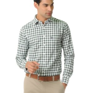 U.S. Polo Assn. Men White & Green Shirt