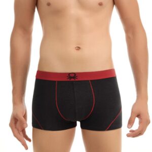 Under Colors of Benetton Men Black Boxer Trunks