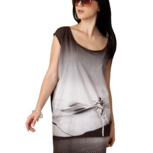 United Colors of Benetton Women Dark Brown Top