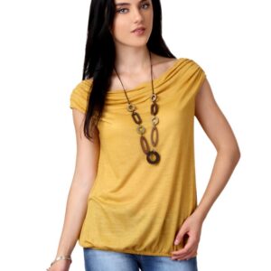 United Colors of Benetton Women Mustard Top