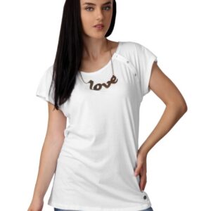 United Colors of Benetton Women White T-shirt