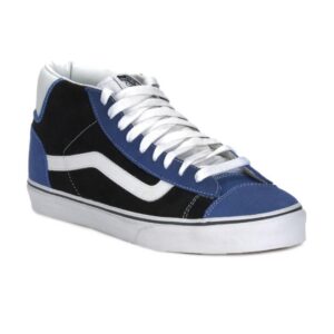 Vans Men Black & Blue Mid Skool Shoes
