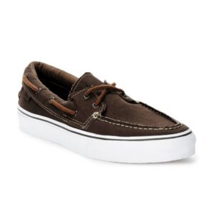 Vans Men Brown Zapato Del Barco Shoes