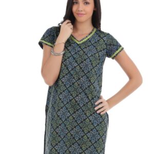 Vishudh Women Black Printed Kurta