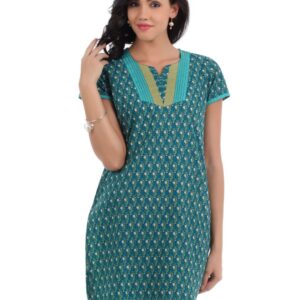 Vishudh Women Green Kurta