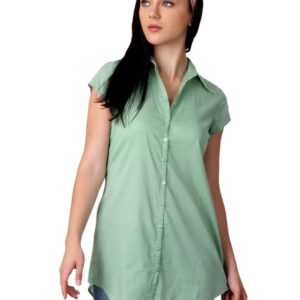 W Women Green Shirt