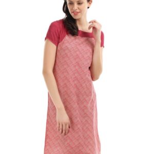 W Women Printed Red Kurta
