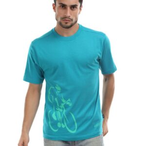 Wildcraft Men Blue Printed T-shirt