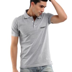 Wildcraft Men Grey Polo T-Shirt