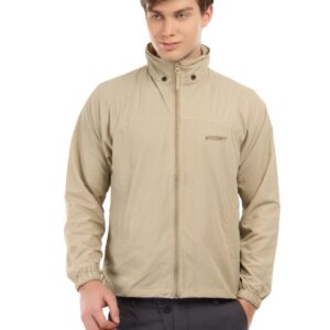 Wildcraft Men Wind Cheaters Beige Jacket